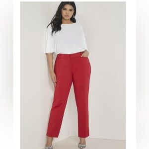 ELOQUII Red Katy pants  Size 20V